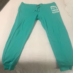 Aeropostale green joggers - XL